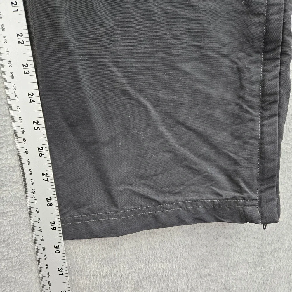 The North Face Men Activewear Pants 38 Black Convertible Shorts 30